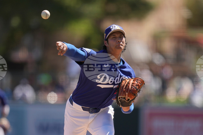 Giants Dodgers Spring Baseball