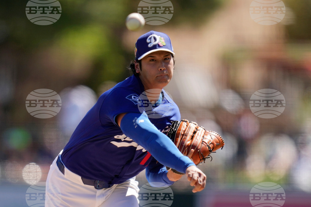 Giants Dodgers Spring Baseball