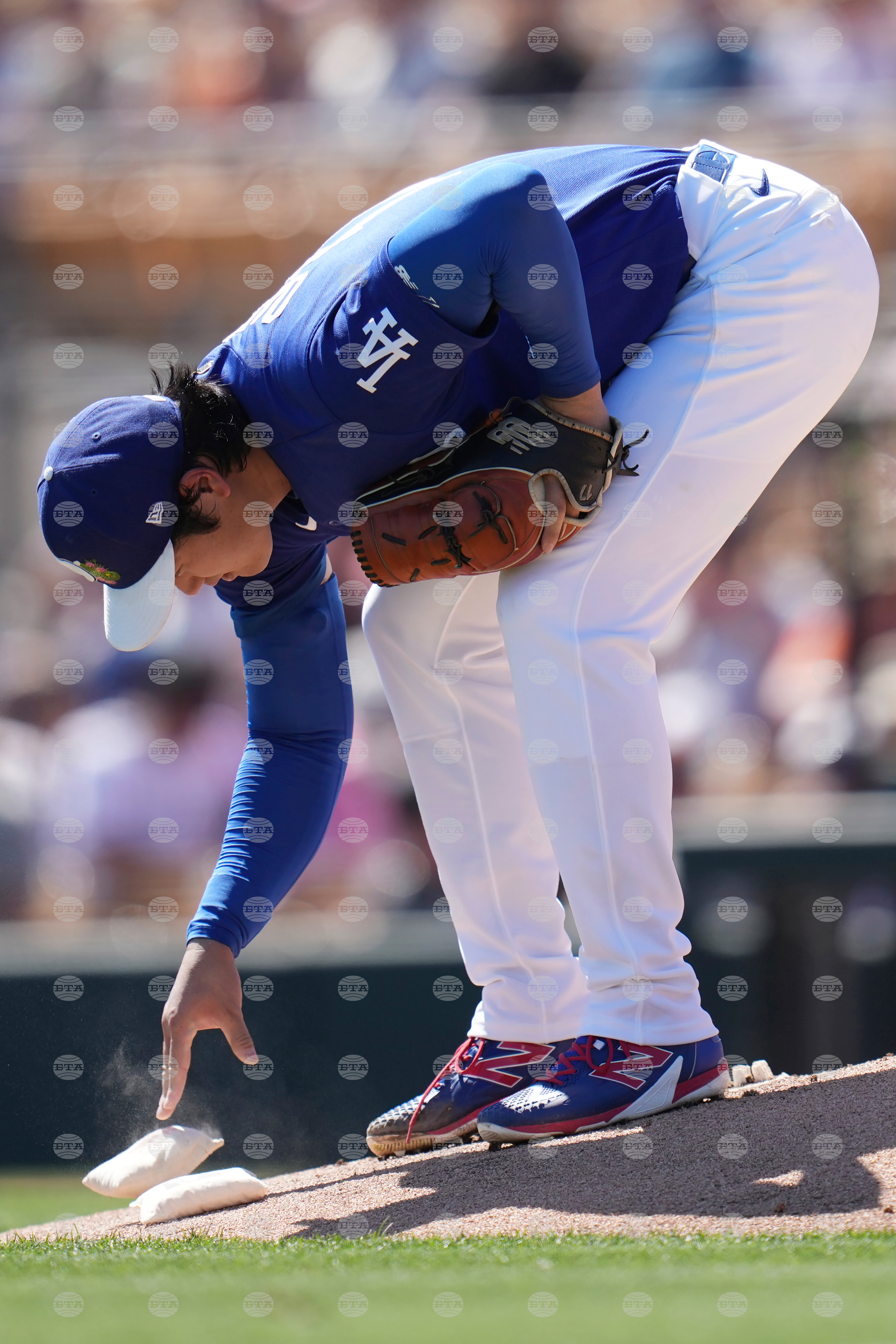 Giants Dodgers Spring Baseball