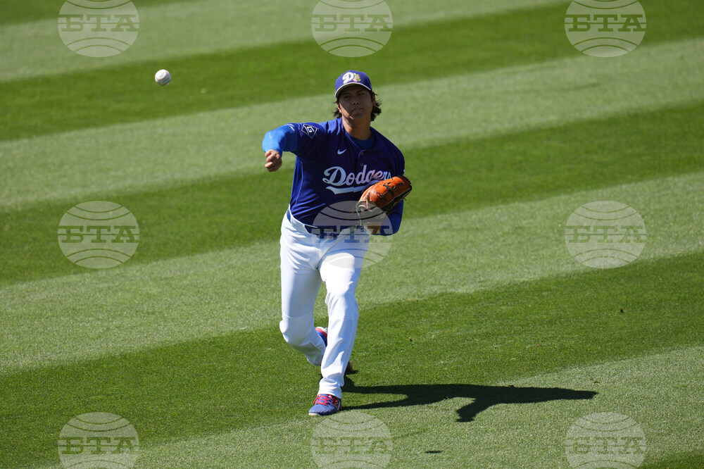 Giants Dodgers Spring Baseball