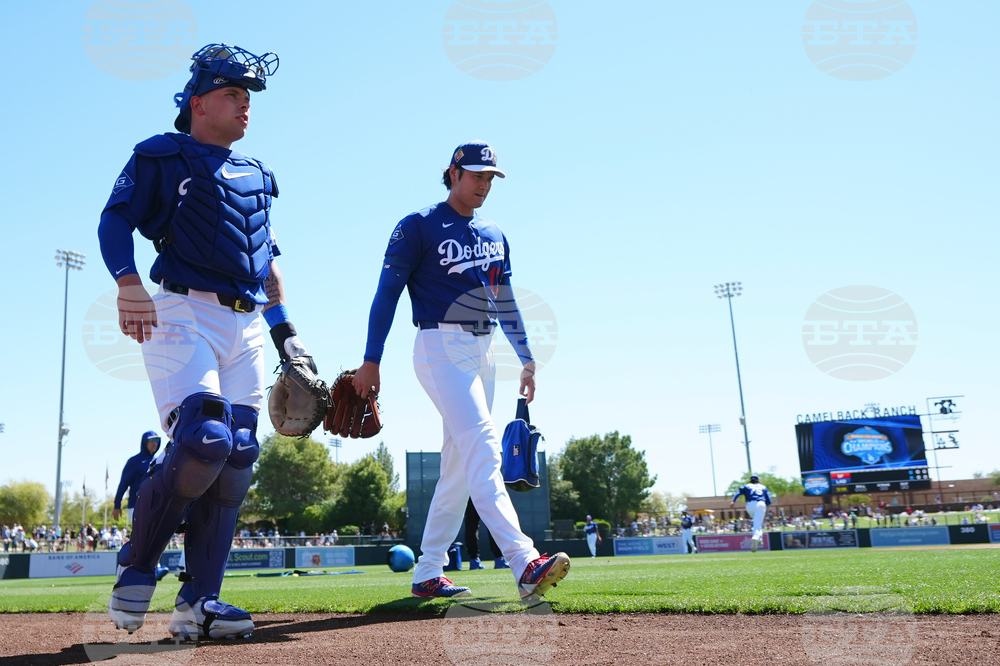 Giants Dodgers Spring Baseball