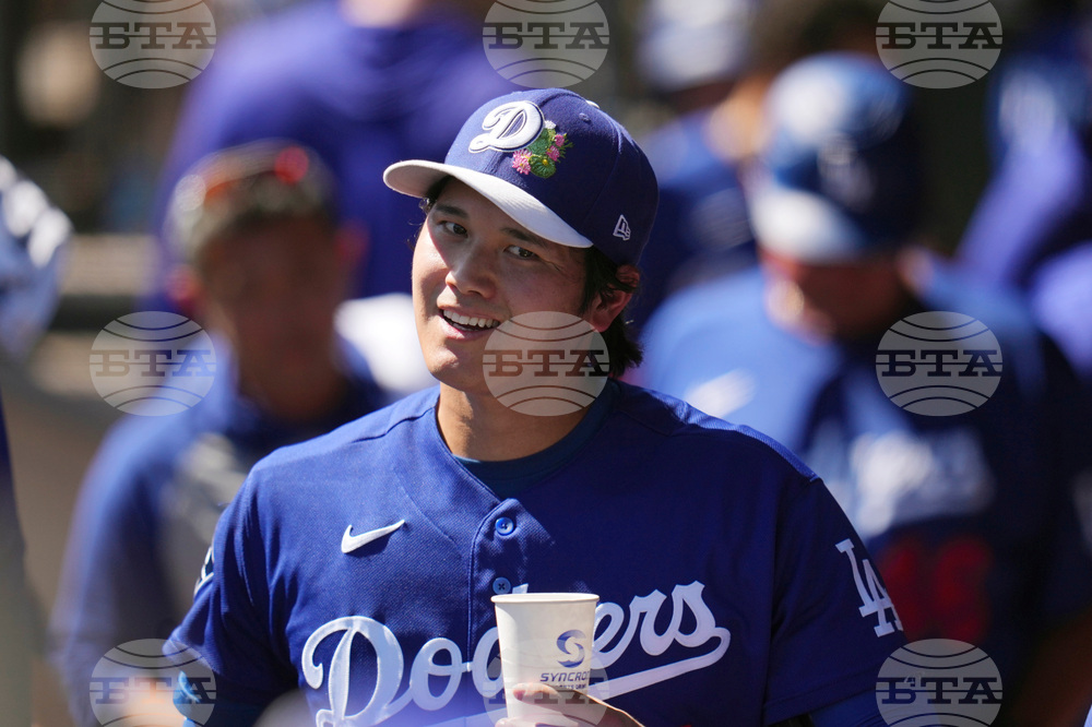 Giants Dodgers Spring Baseball