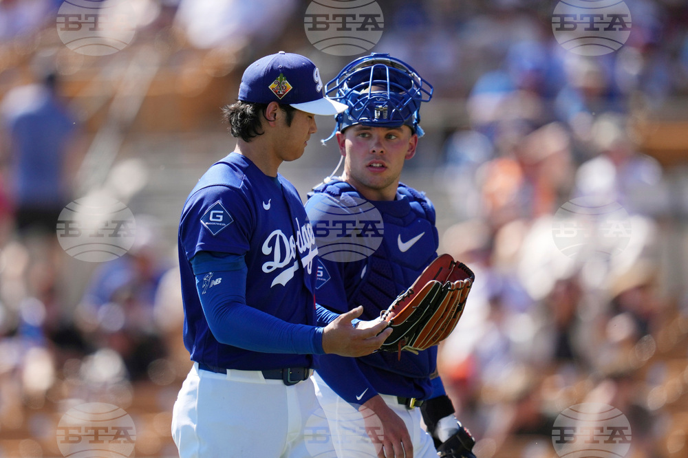 Giants Dodgers Spring Baseball