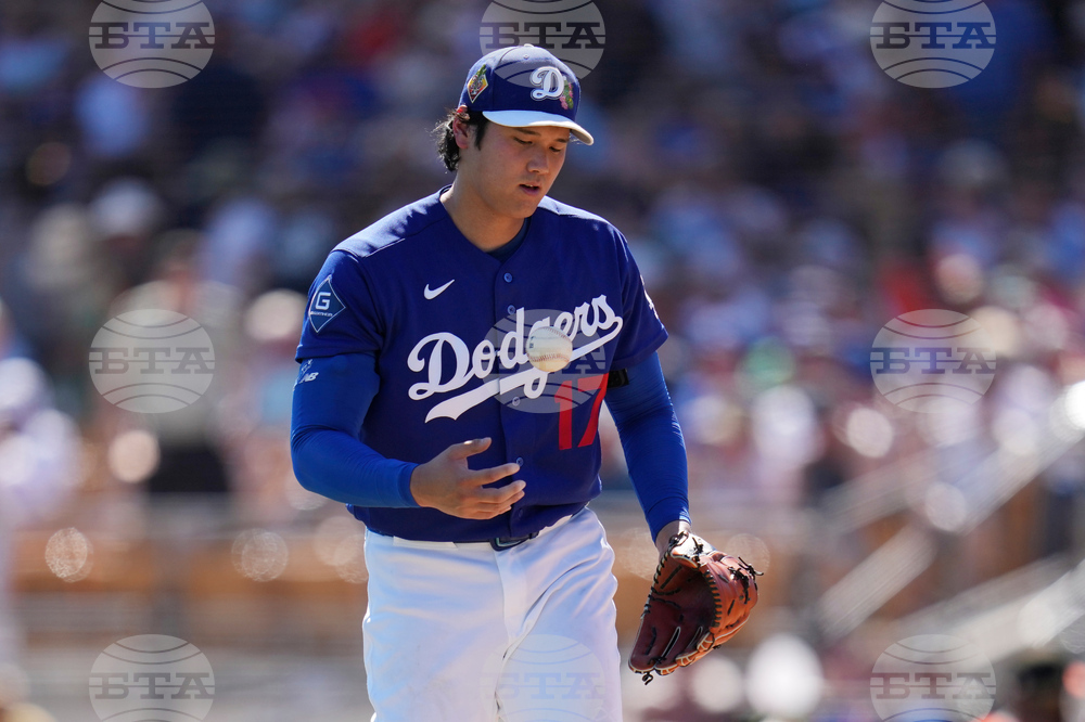 Giants Dodgers Spring Baseball