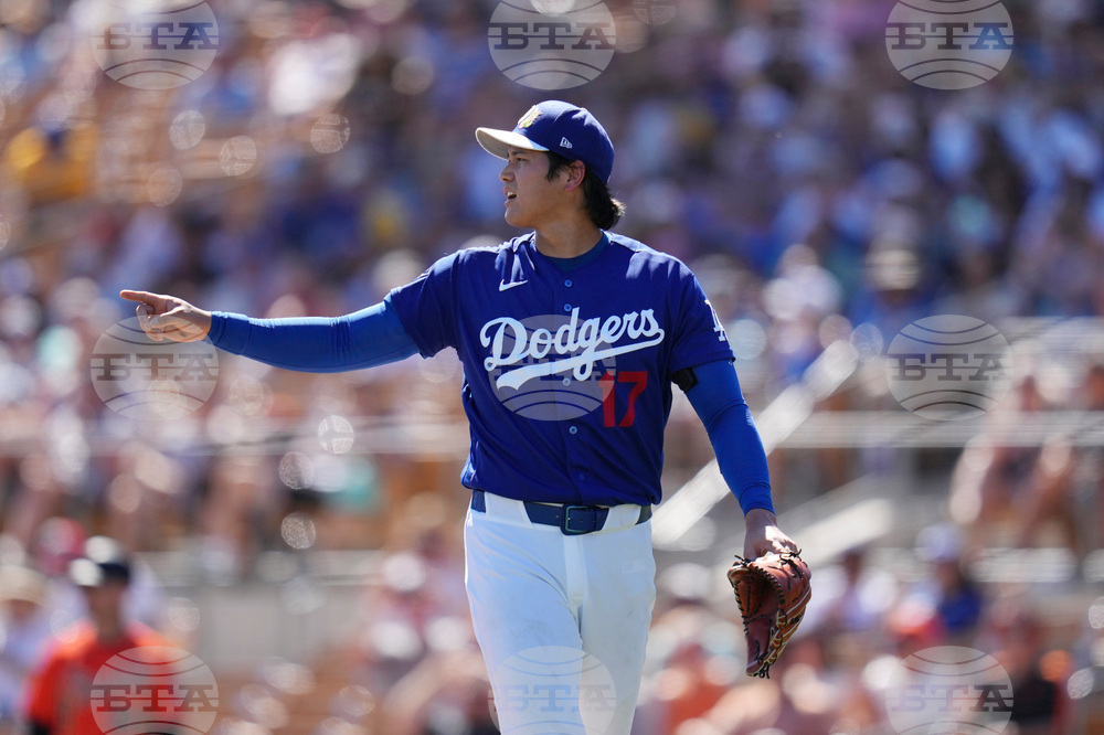 Giants Dodgers Spring Baseball