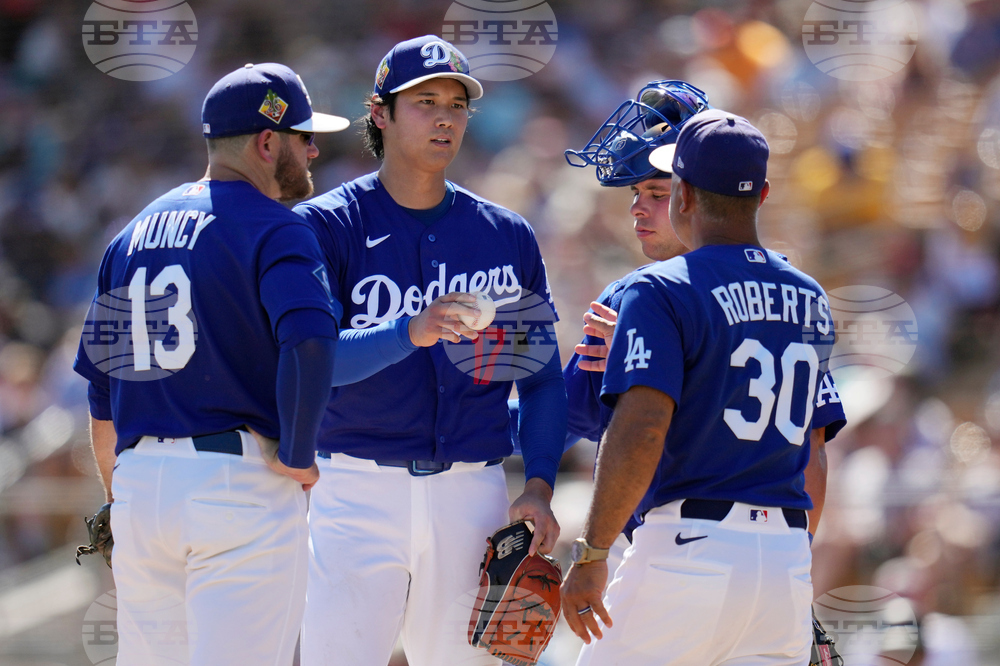 Giants Dodgers Spring Baseball