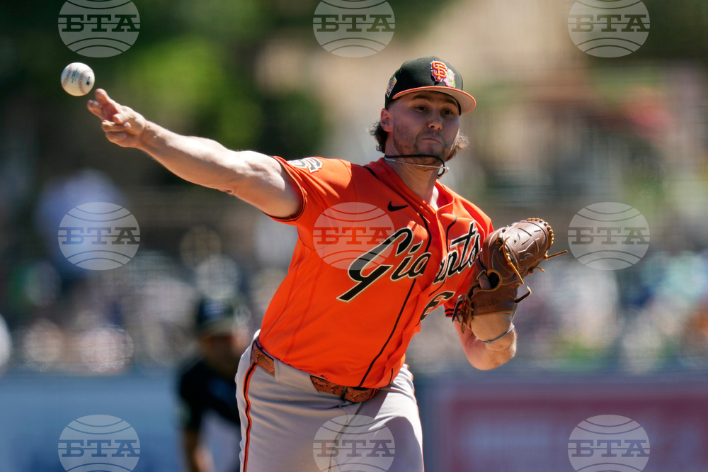 Giants Dodgers Spring Baseball