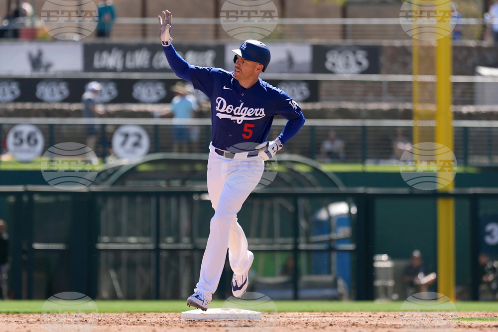 Giants Dodgers Spring Baseball