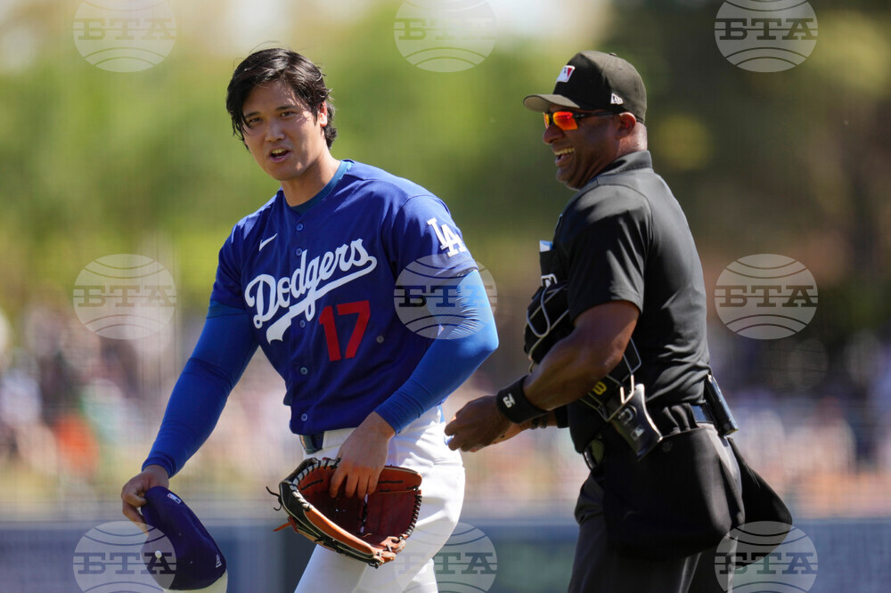 Giants Dodgers Spring Baseball