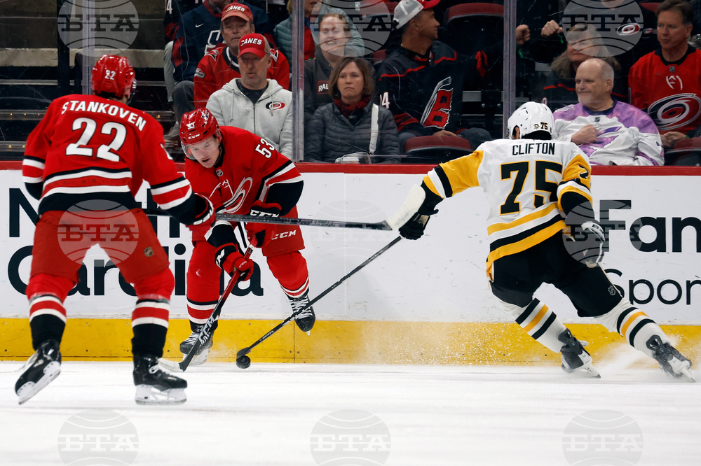 Penguins Hurricanes Hockey