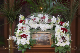 Цветница - храм "Рождество Христово"