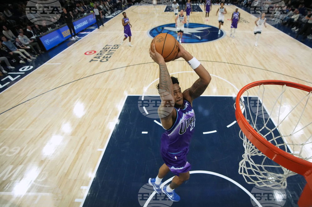 Jazz Timberwolves Basketball