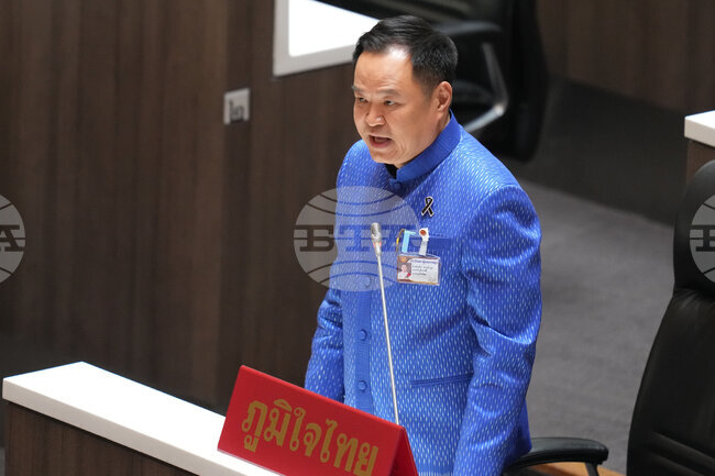 Лидерът на първата политическа сила в Тайланд Анутин Чарнвиракул бе избран за премиер