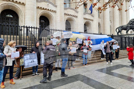 Съдебна палата - протест - Александър Стоцки