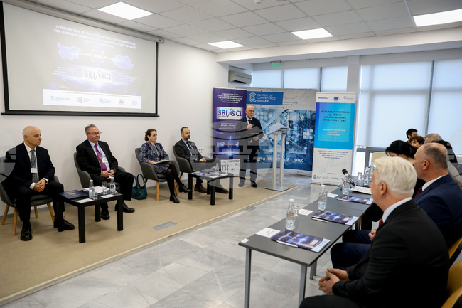 Институт по роботика при Българската академия на науките - квантово-комуникационно трасе - изграждане