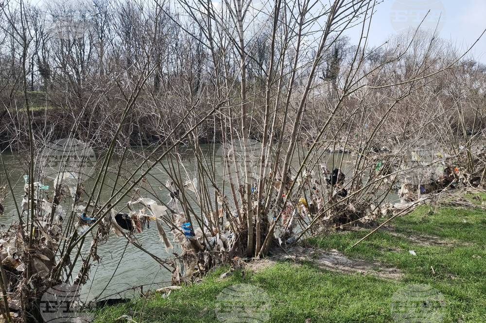 Ямбол - река Тунджа - почистване