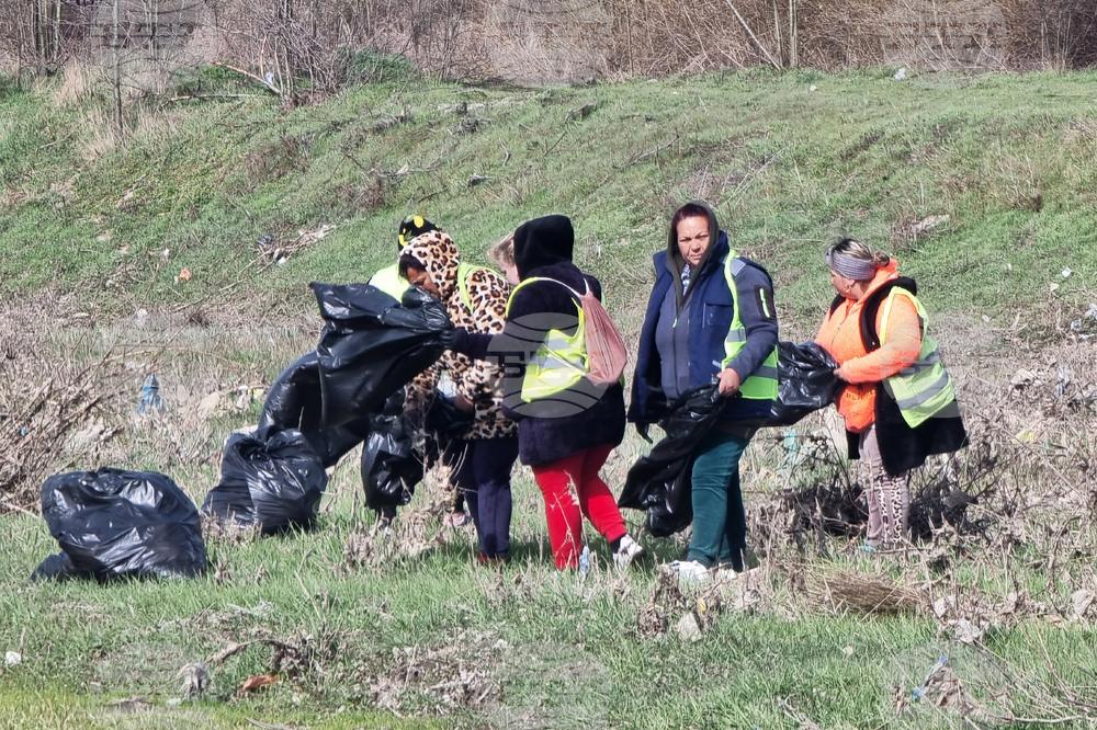 Ямбол - река Тунджа - почистване