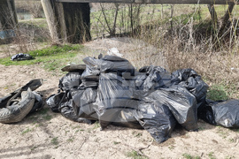 Ямбол - река Тунджа - почистване