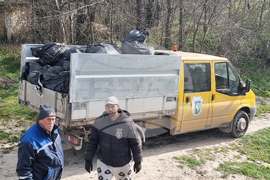 Ямбол - река Тунджа - почистване