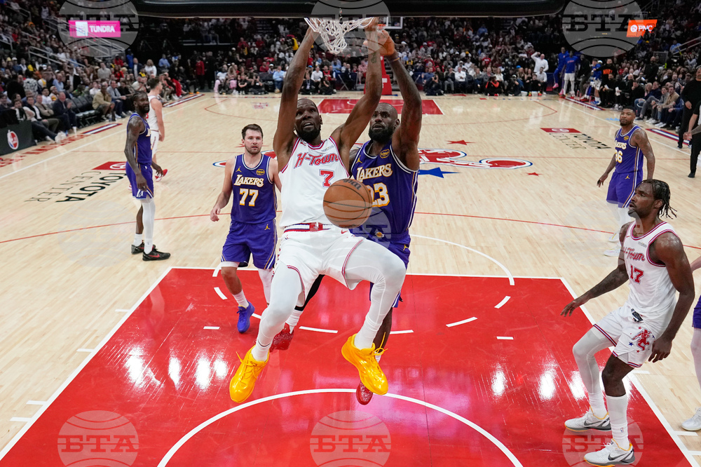 APTOPIX Lakers Rockets Basketball