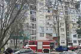 Пожар в блок в добричкия квартал "Балик"