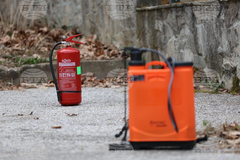 Благоевград - Югозападно държавно предприятие - Регионална дирекция „Пожарна безопасност и защита на населението“ - пресконференция - демонстрация
