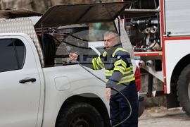 Благоевград - Югозападно държавно предприятие - Регионална дирекция „Пожарна безопасност и защита на населението“ - пресконференция - демонстрация