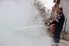 Благоевград - Югозападно държавно предприятие - Регионална дирекция „Пожарна безопасност и защита на населението“ - пресконференция - демонстрация