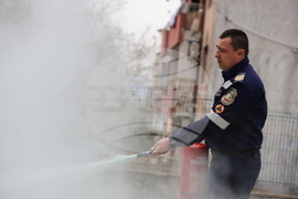 Благоевград - Югозападно държавно предприятие - Регионална дирекция „Пожарна безопасност и защита на населението“ - пресконференция - демонстрация