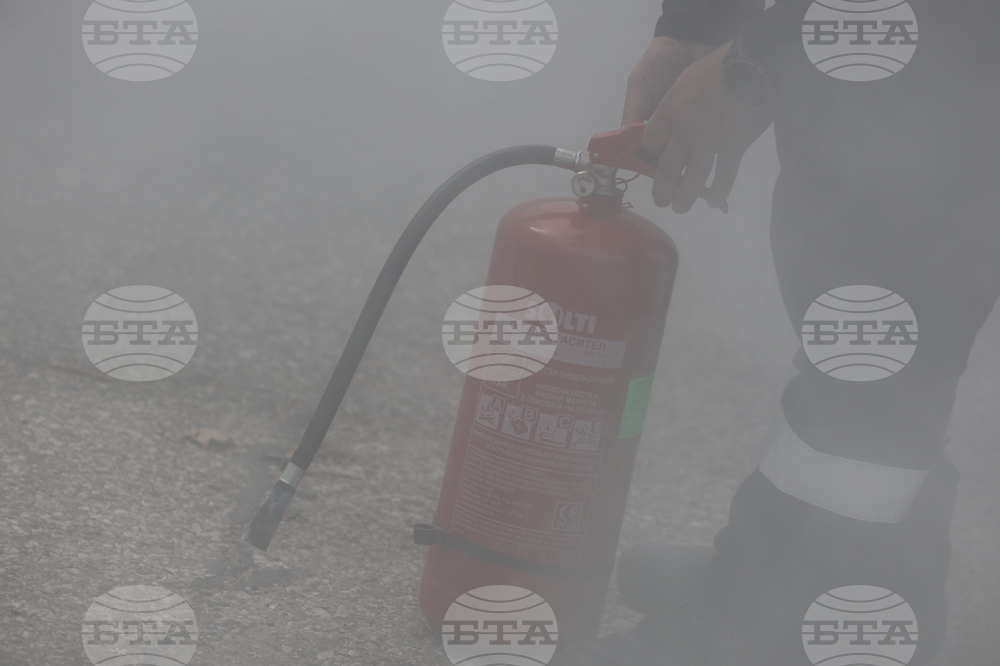 Благоевград - Югозападно държавно предприятие - Регионална дирекция „Пожарна безопасност и защита на населението“ - пресконференция - демонстрация