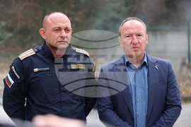 Благоевград - Югозападно държавно предприятие - Регионална дирекция „Пожарна безопасност и защита на населението“ - пресконференция - демонстрация