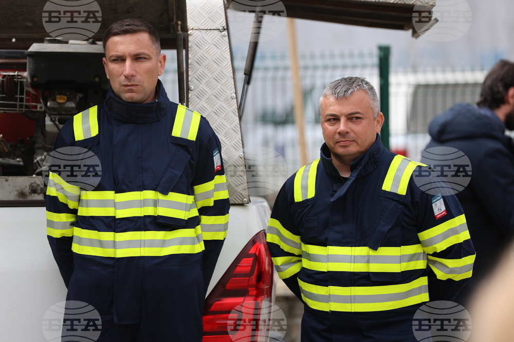 Благоевград - Югозападно държавно предприятие - Регионална дирекция „Пожарна безопасност и защита на населението“ - пресконференция - демонстрация