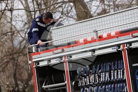 Благоевград - Югозападно държавно предприятие - Регионална дирекция „Пожарна безопасност и защита на населението“ - пресконференция - демонстрация