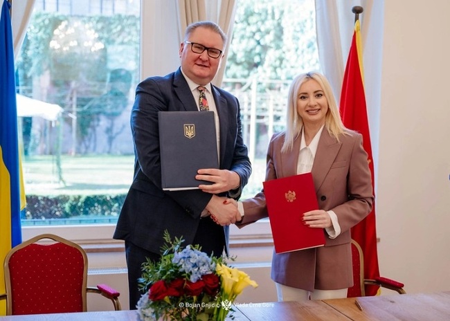 МИНА: Черна гора и Украйна подписаха меморандум за сътрудничество