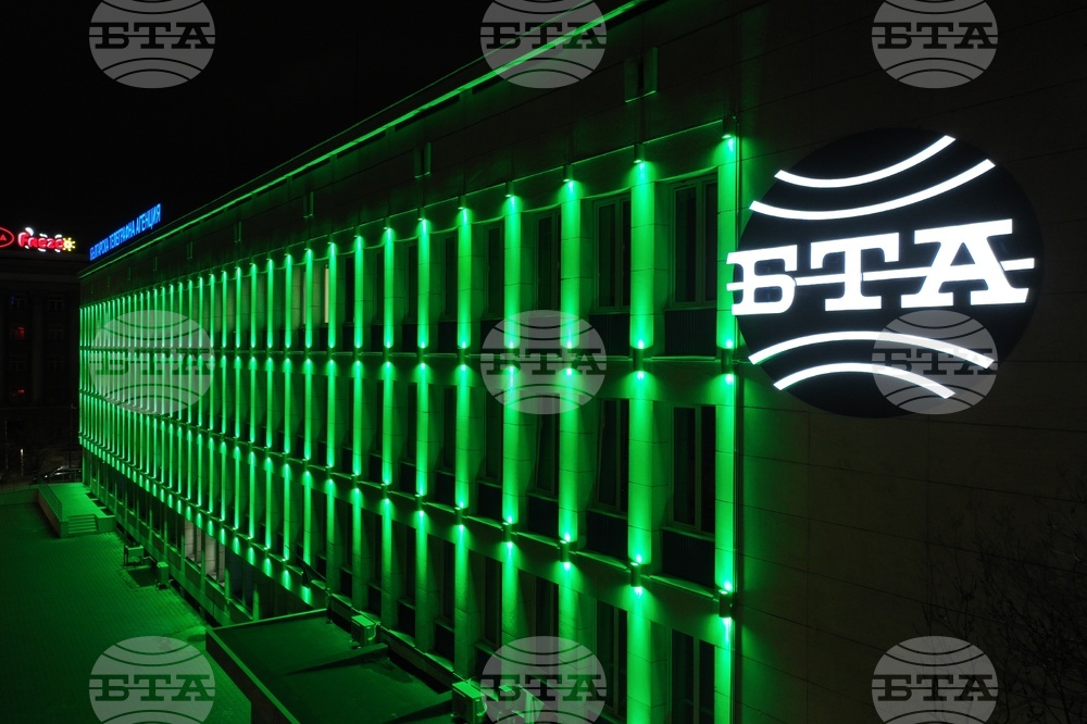 Българска телеграфна агенция - Първа пролет - фасада - осветяване