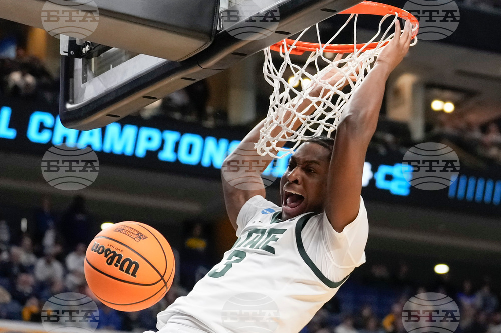 APTOPIX NCAA North Dakota St Michigan St Basketball