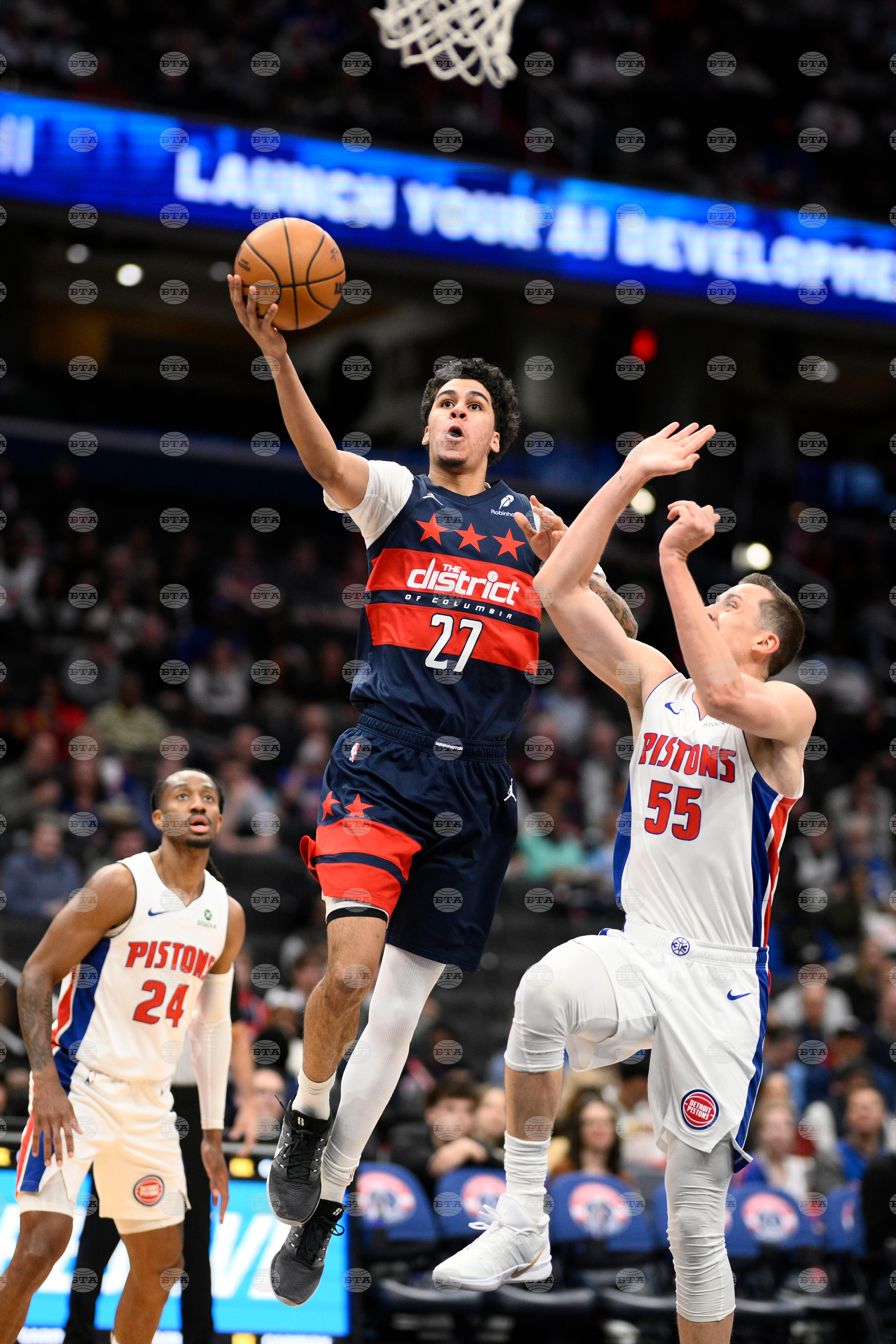 Pistons Wizards Basketball