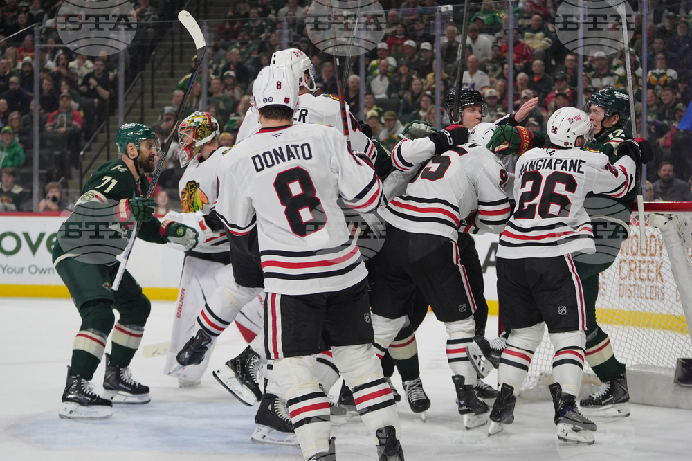 Blackhawks Wild Hockey