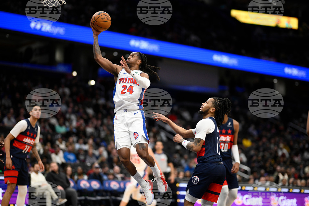 Pistons Wizards Basketball