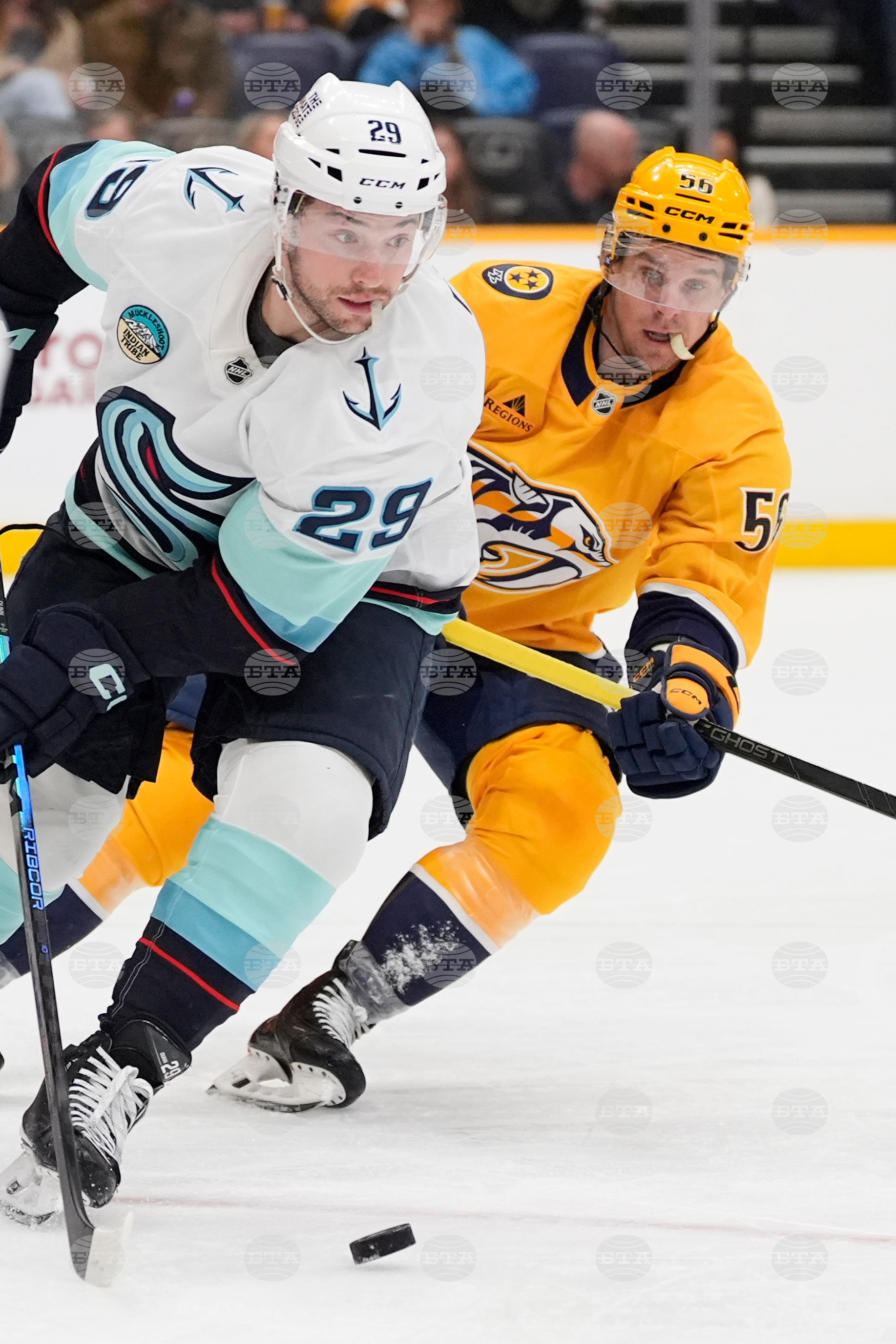 Kraken Predators Hockey