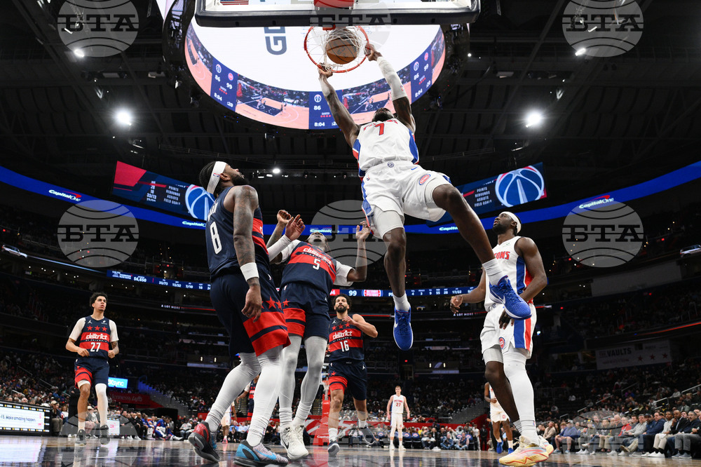 Pistons Wizards Basketball