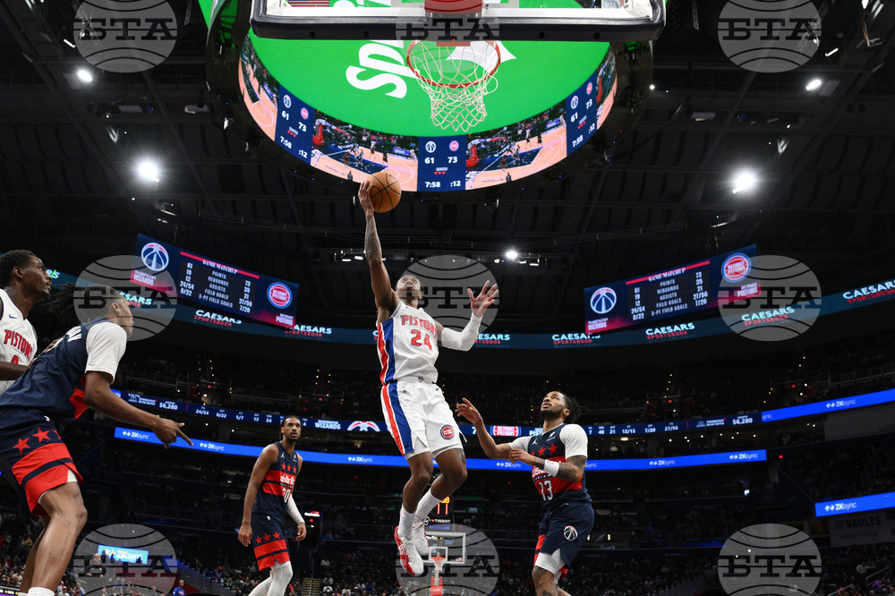 Pistons Wizards Basketball