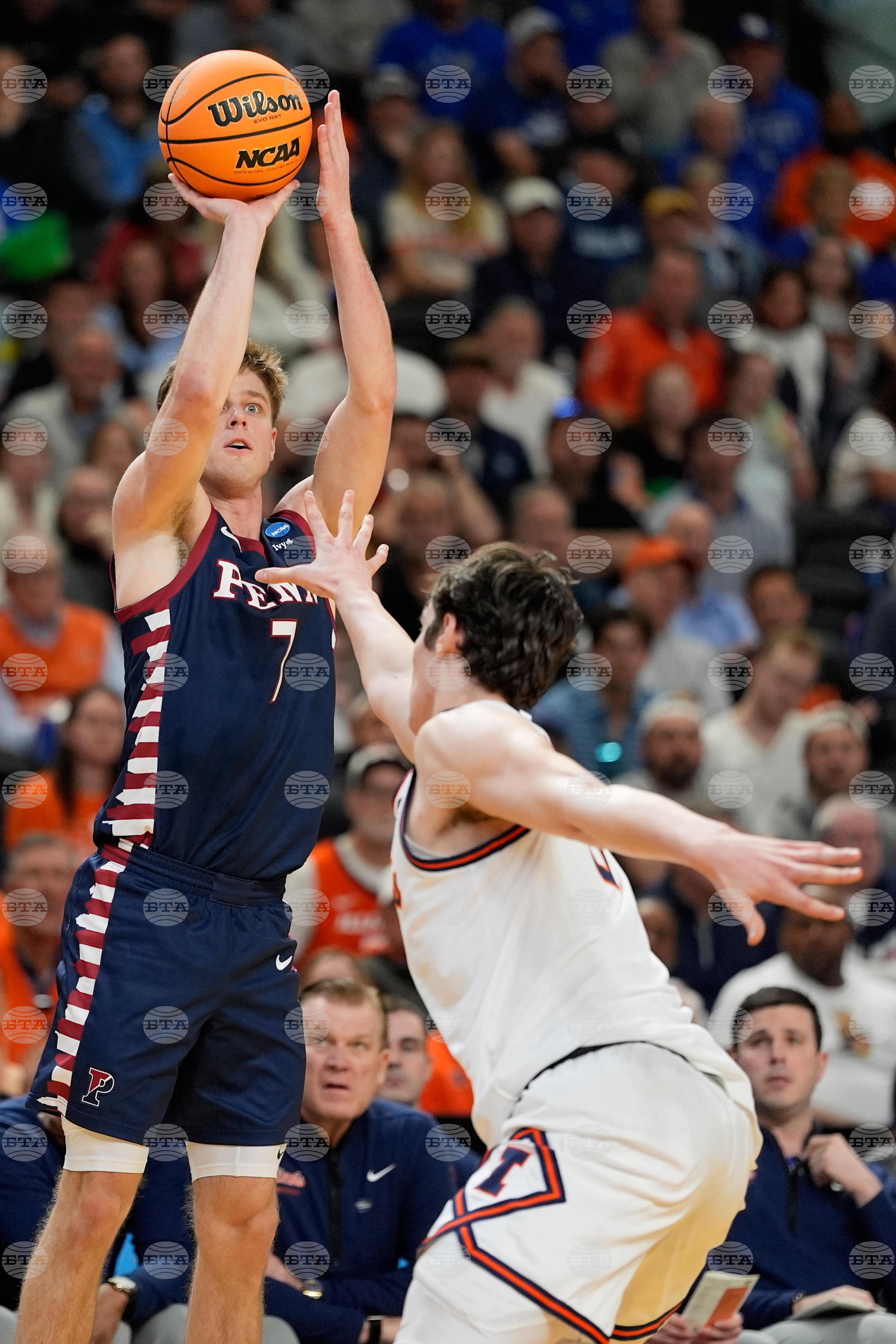 NCAA Pennsylvania Illinois Basketball