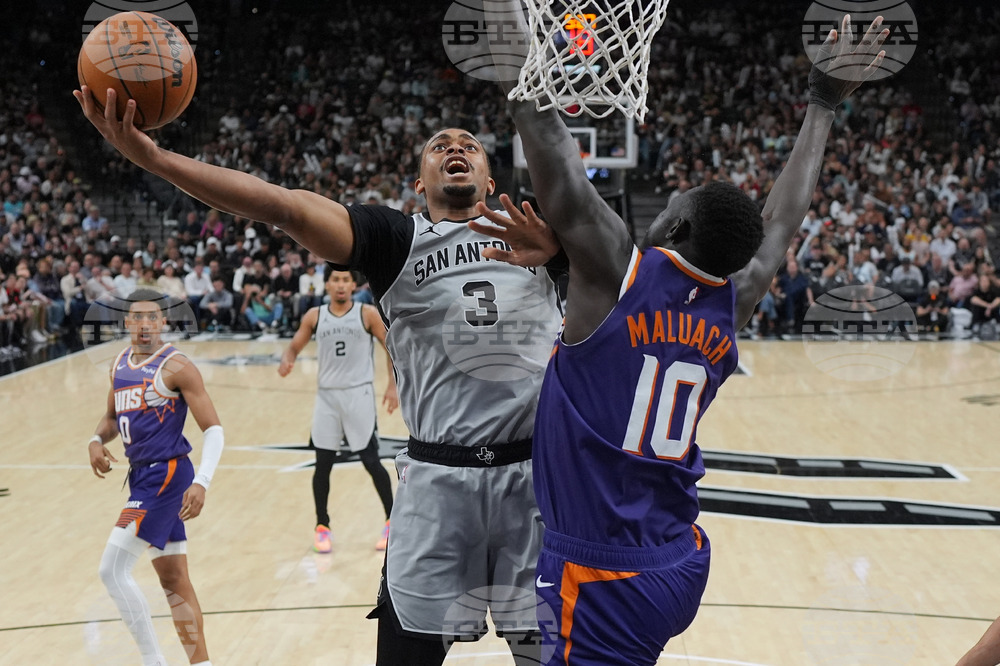 Suns Spurs Basketball