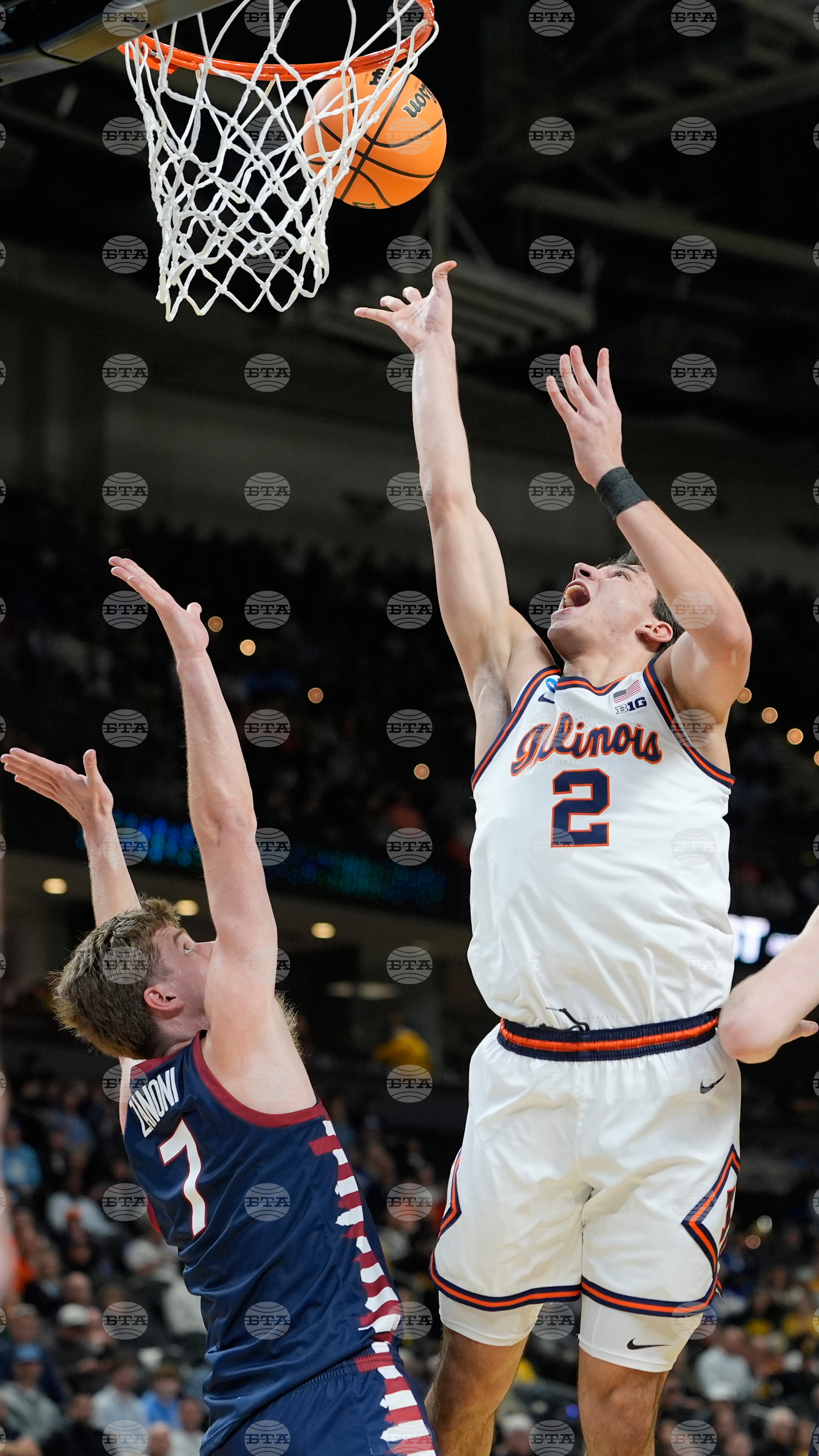 NCAA Pennsylvania Illinois Basketball