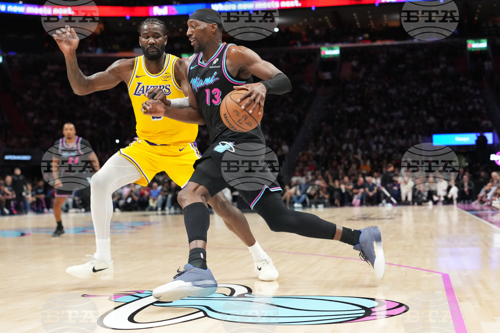 Lakers Heat Basketball