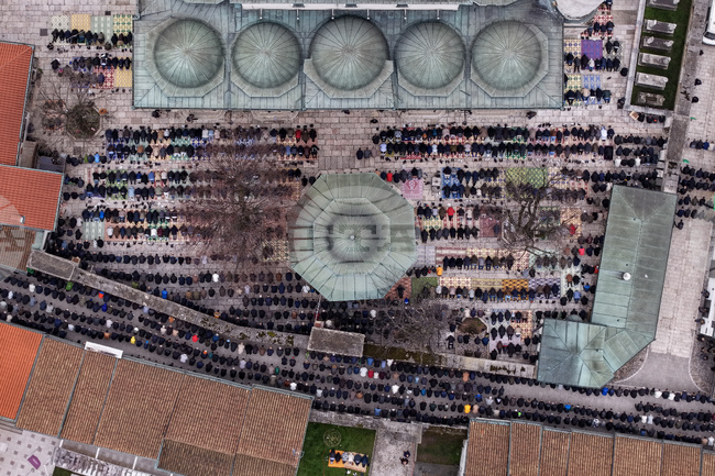 APTOPIX Bosnia Eid al-Fitr