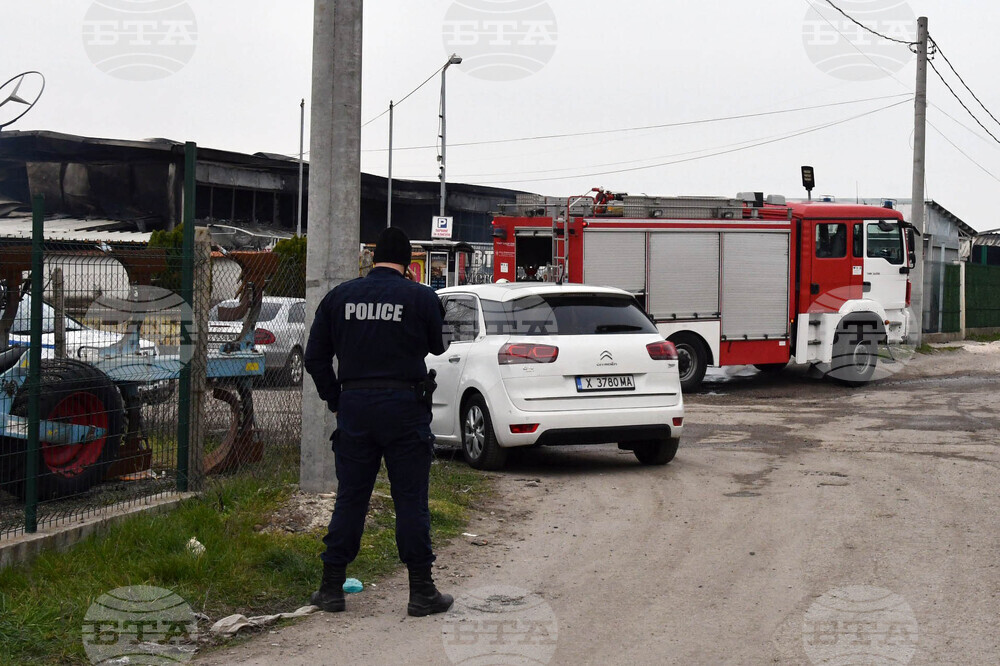 Хасково - пожар - автоморга