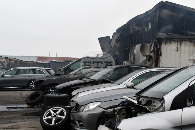 Хасково - пожар - автоморга