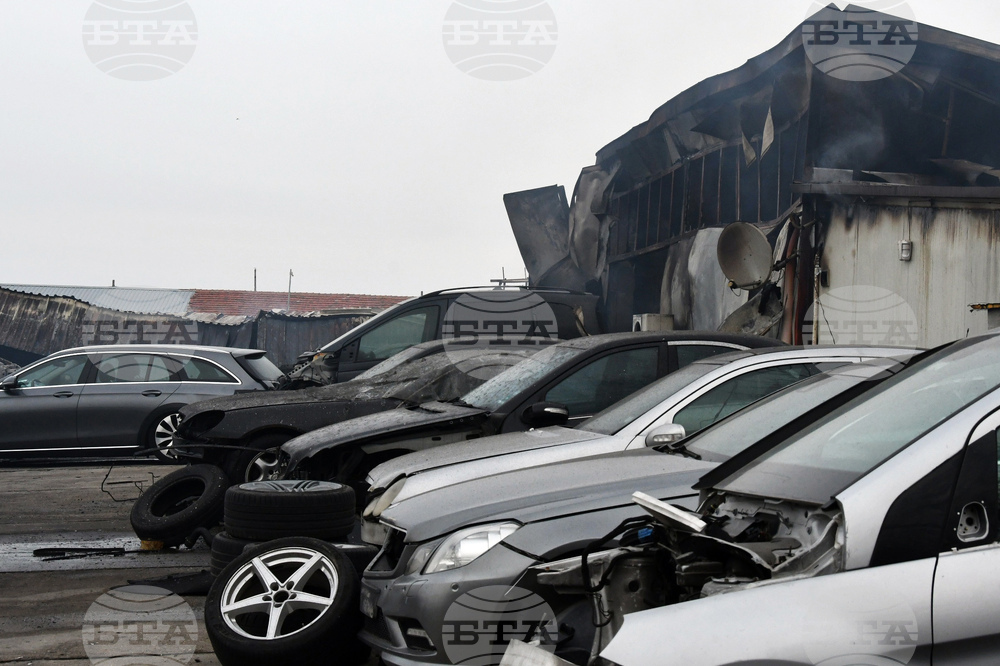 Хасково - пожар - автоморга